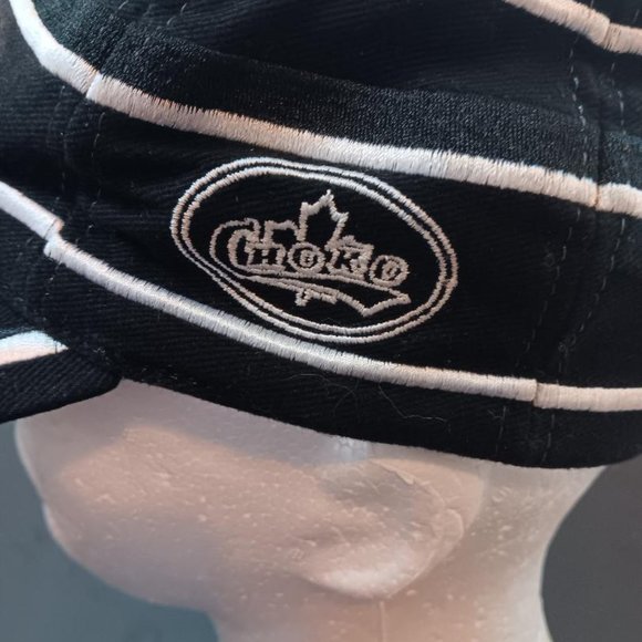 Choko Design Racing Velcro Back Trucker Hat. Black & White. Good Condition - Picture 3 of 5